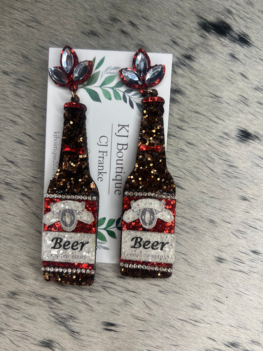 Beer Earrings Asst