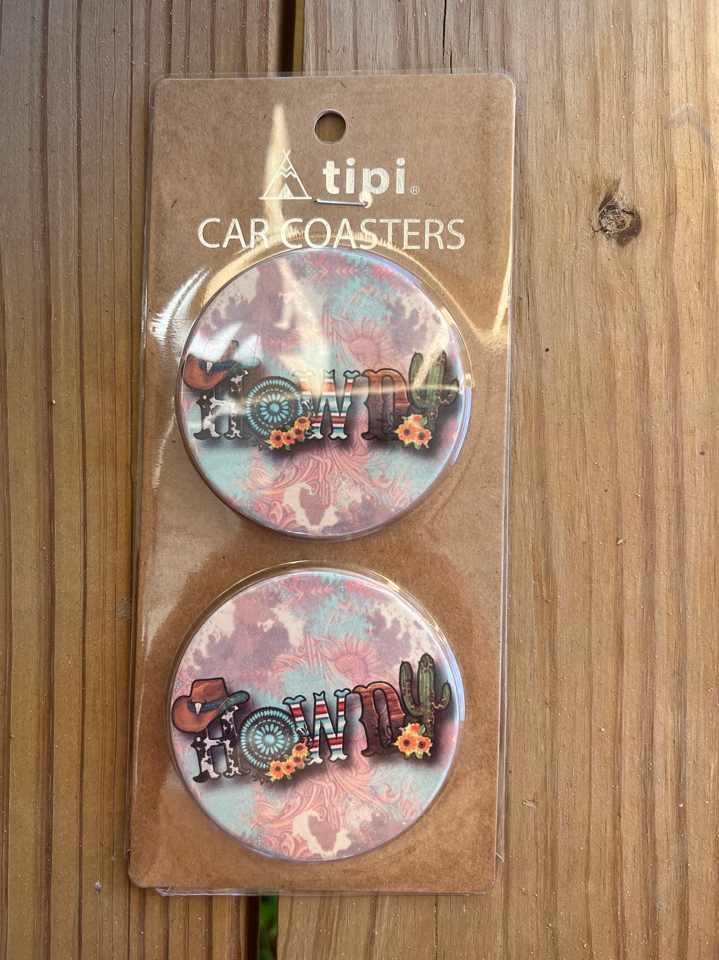 Western Car Coasters Asst