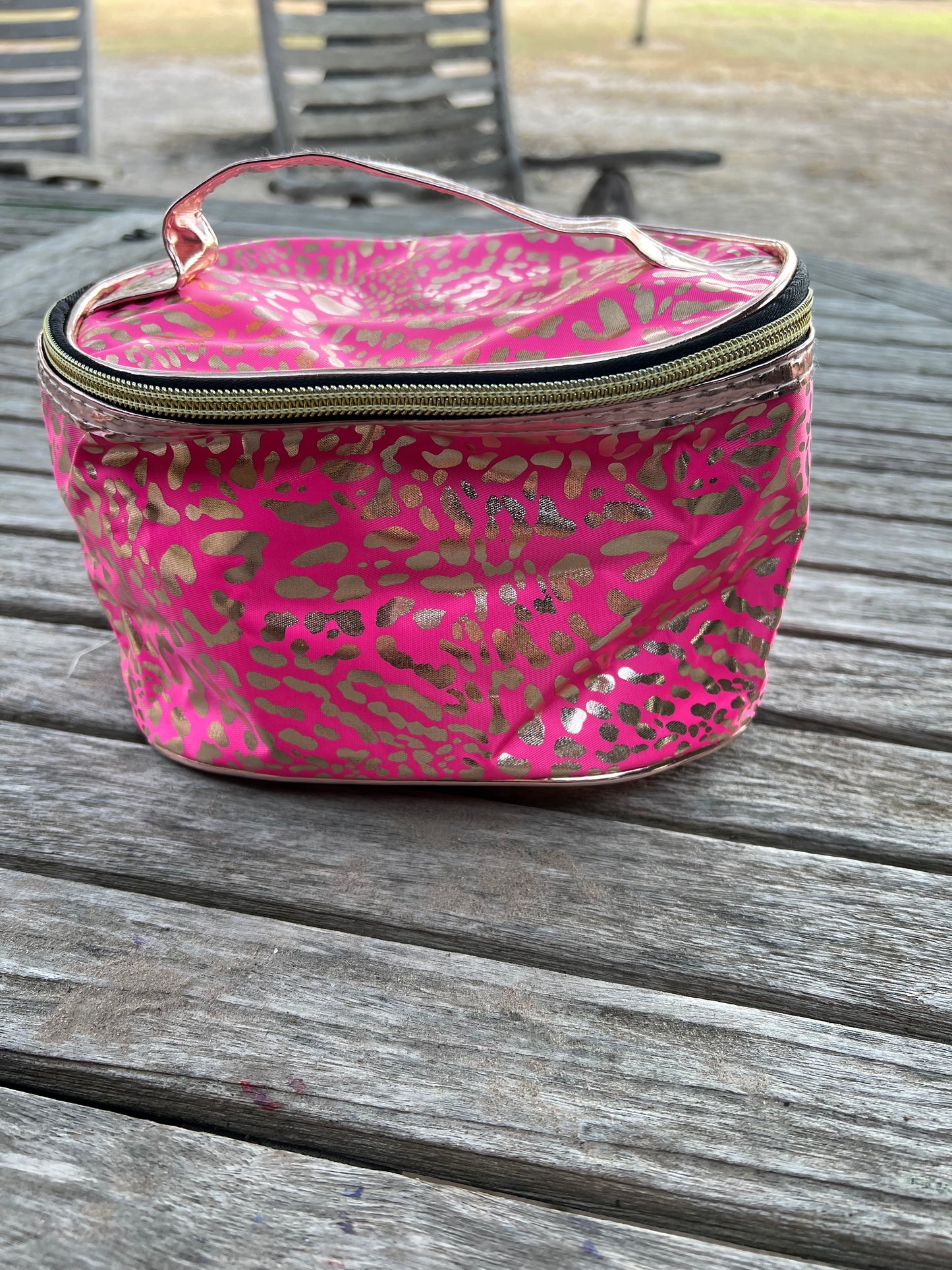 Leopard Makeup Bags Asst