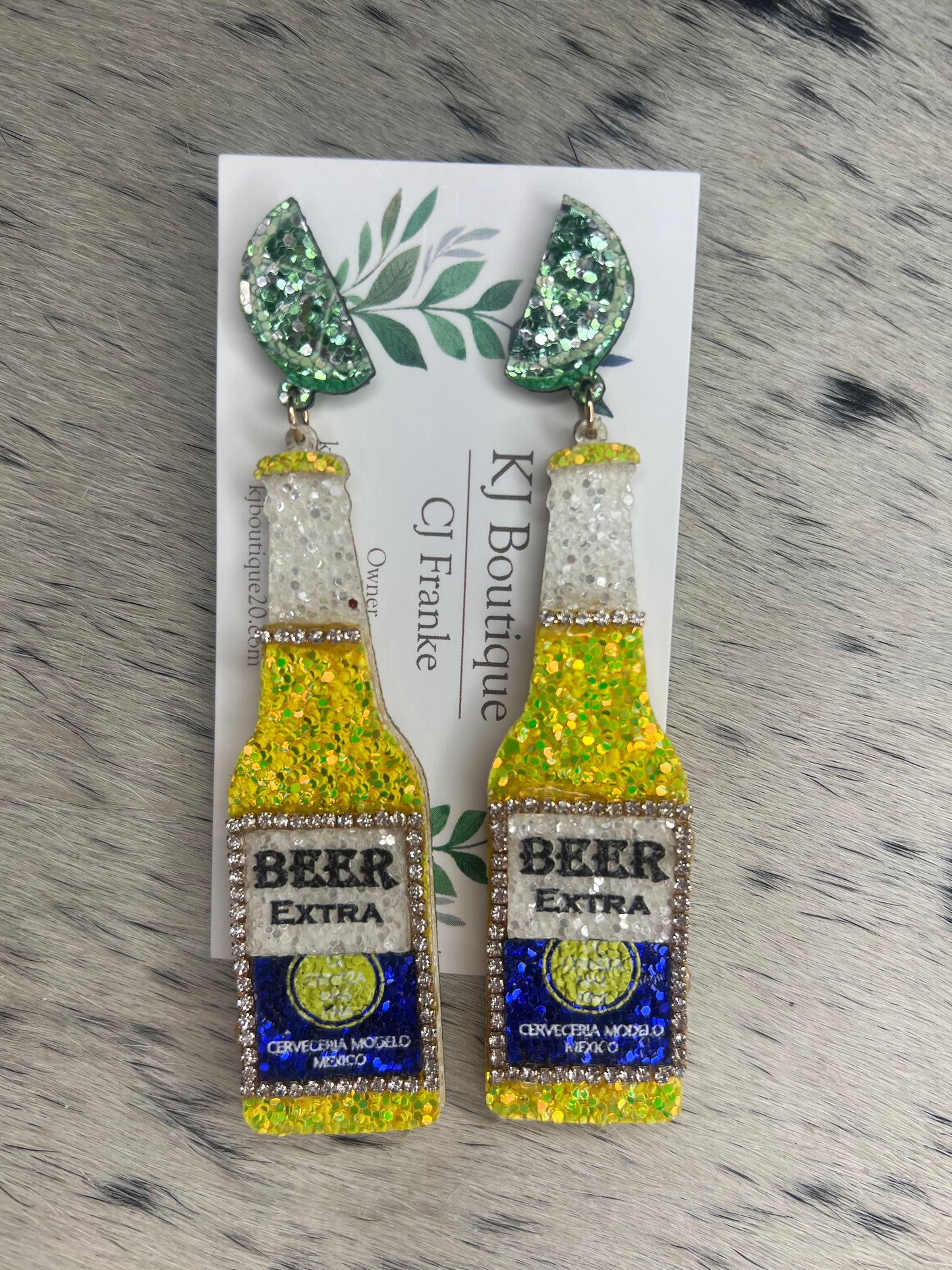 Beer Earrings Asst
