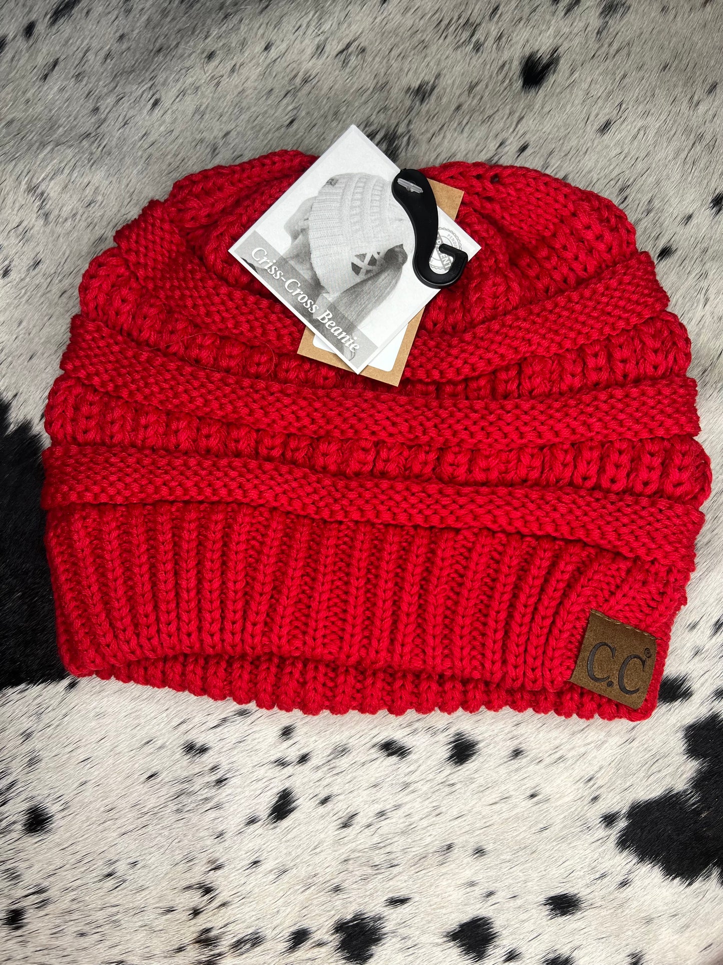 CC Criss Cross Beanies Asst