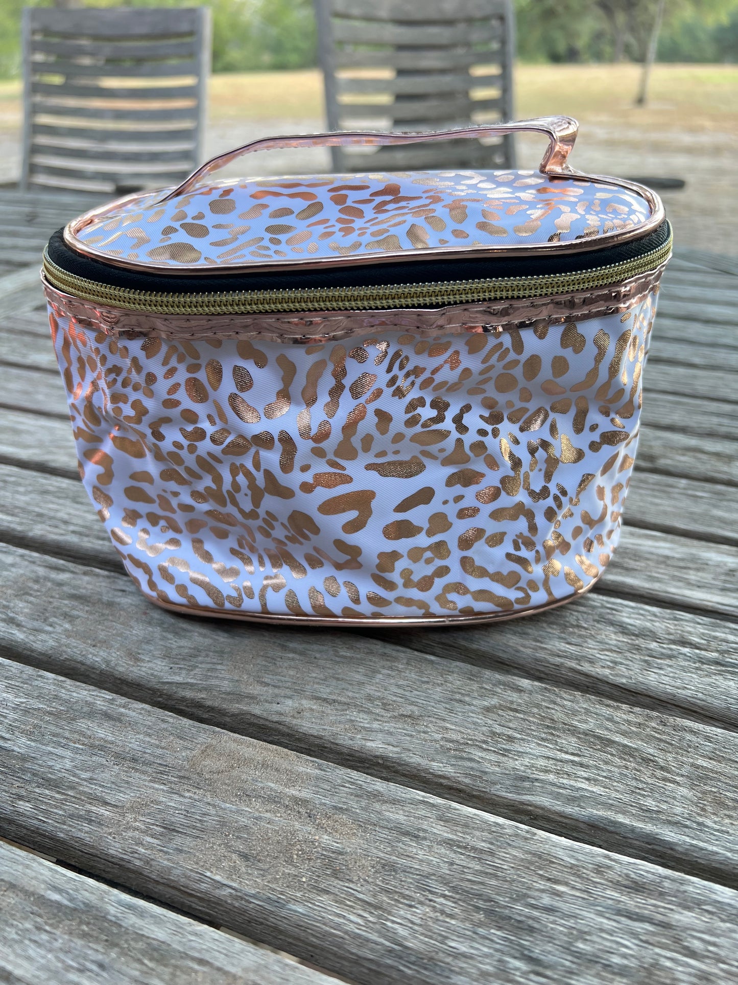 Leopard Makeup Bags Asst