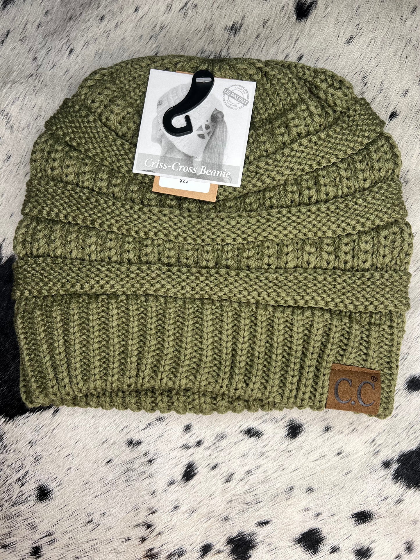 CC Criss Cross Beanies Asst