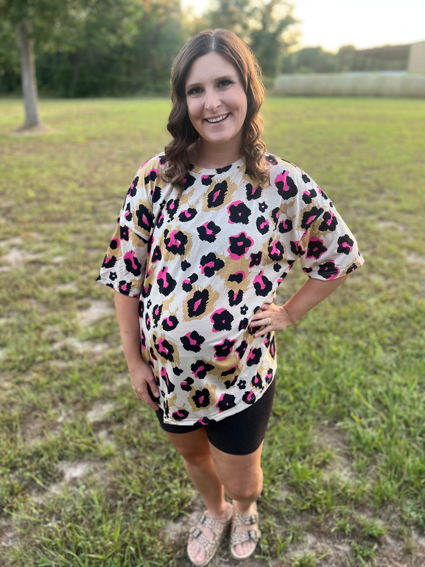 Leopard Oversized Top