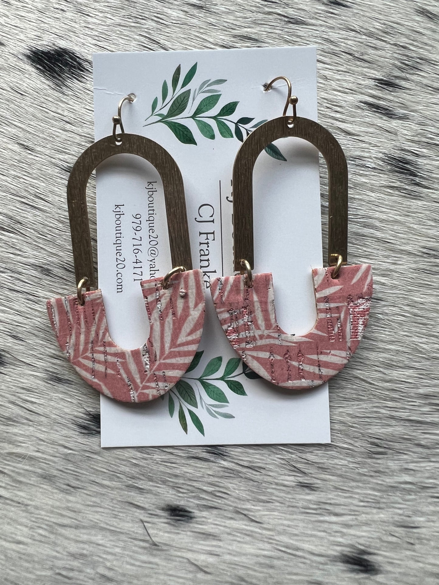 Leaf Earrings Asst