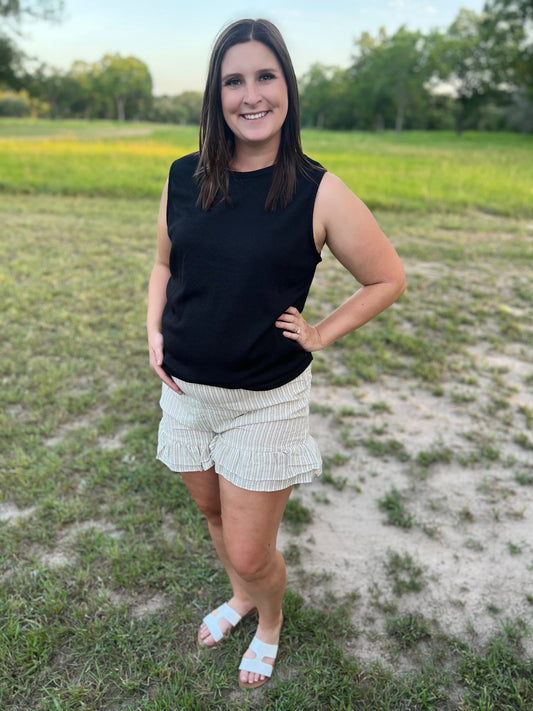 Umgee Striped Shorts