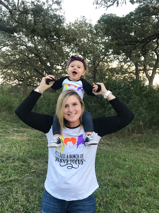 Hocus Pocus Adult Baseball Tee