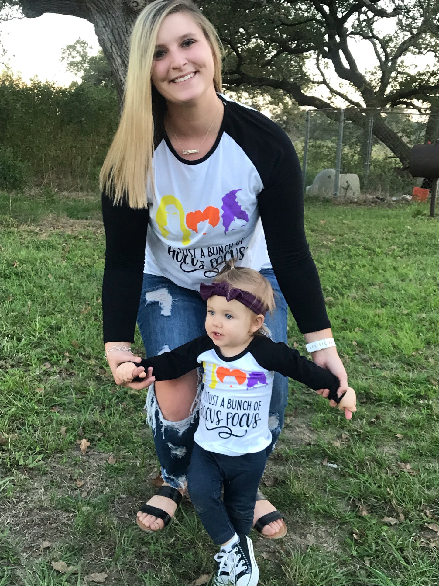 Hocus Pocus Adult Baseball Tee