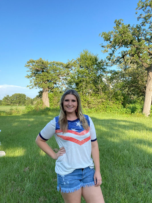 American Flag Tshirt