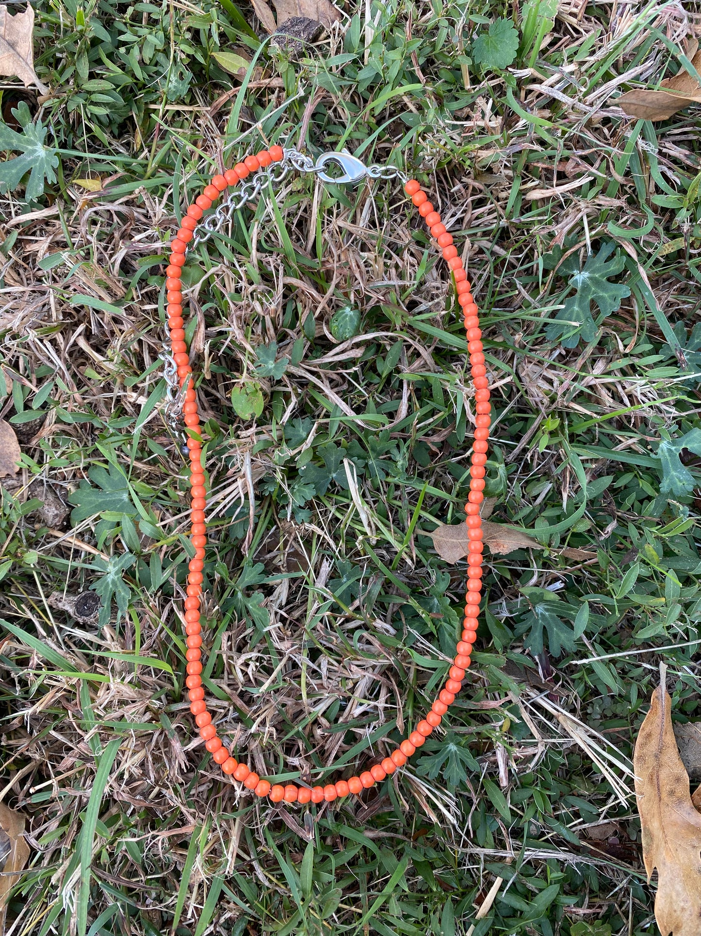 Short Orange Necklace