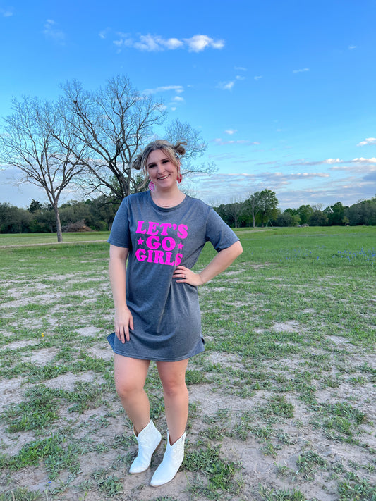 Let’s Go Girls Tshirt Dress