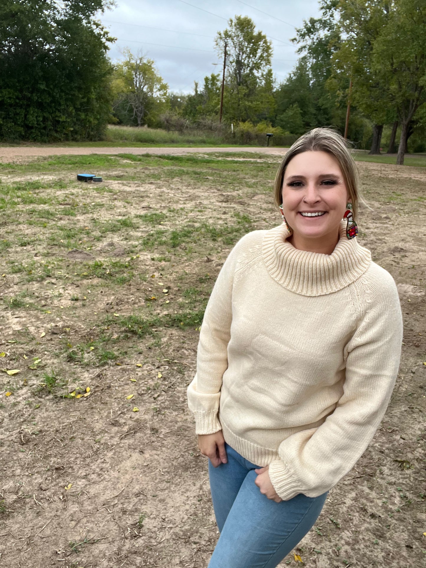 Cream Sweater