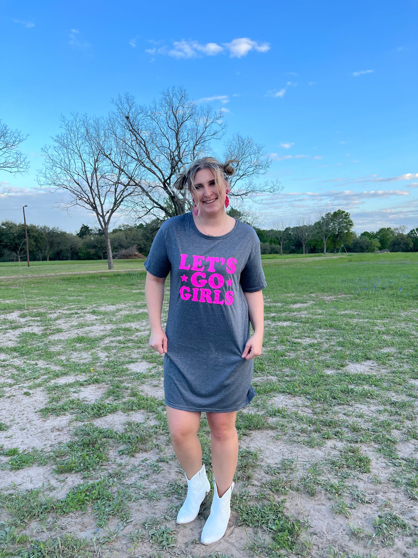 Let’s Go Girls Tshirt Dress