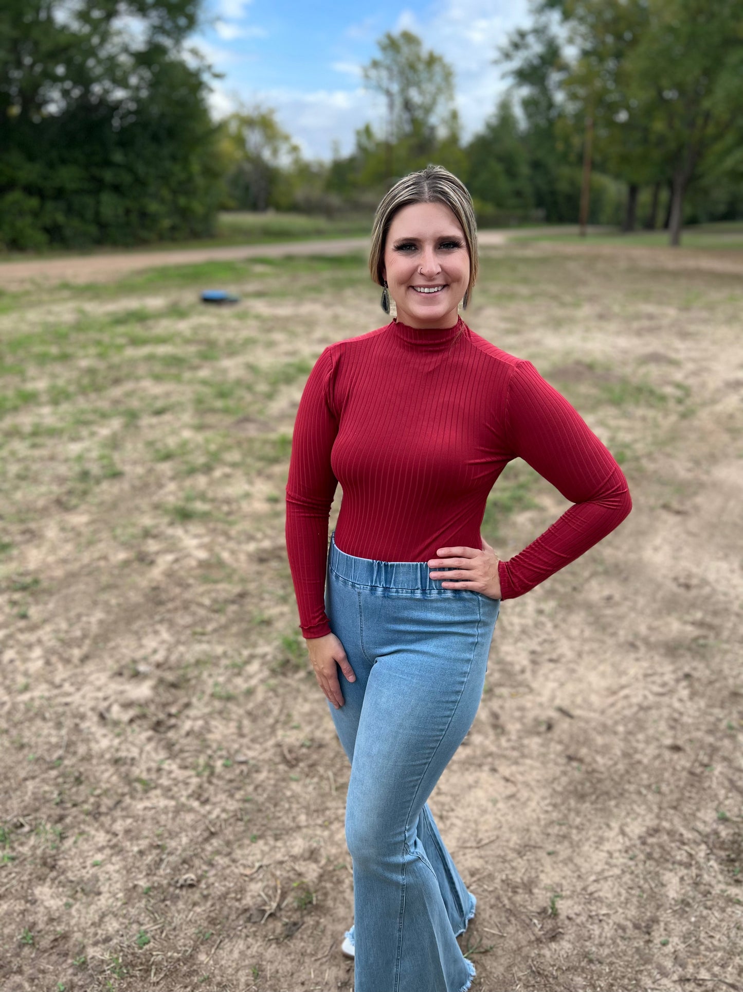 Rust LS Bodysuit