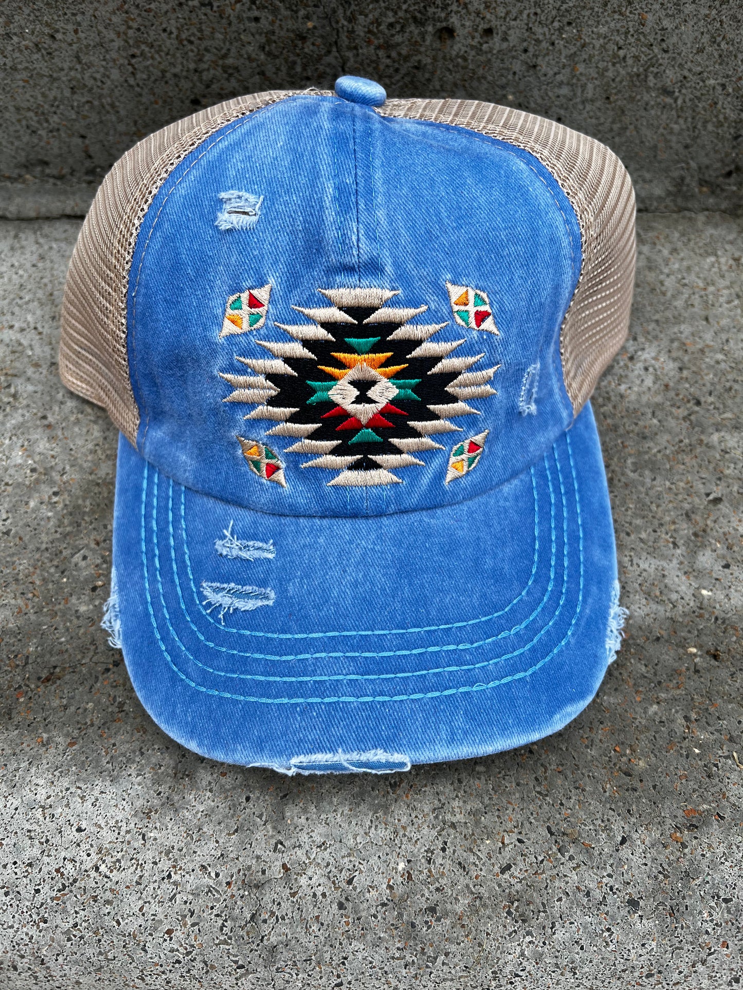 Aztec CC Criss-Cross Caps Asst