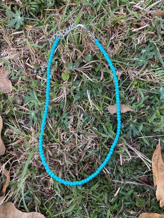 Short Necklace Turquoise